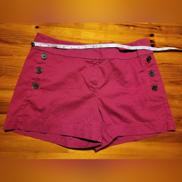 LOFT Pants - LOFT Pink High Waist Shorts Tailored Cotton Blend
